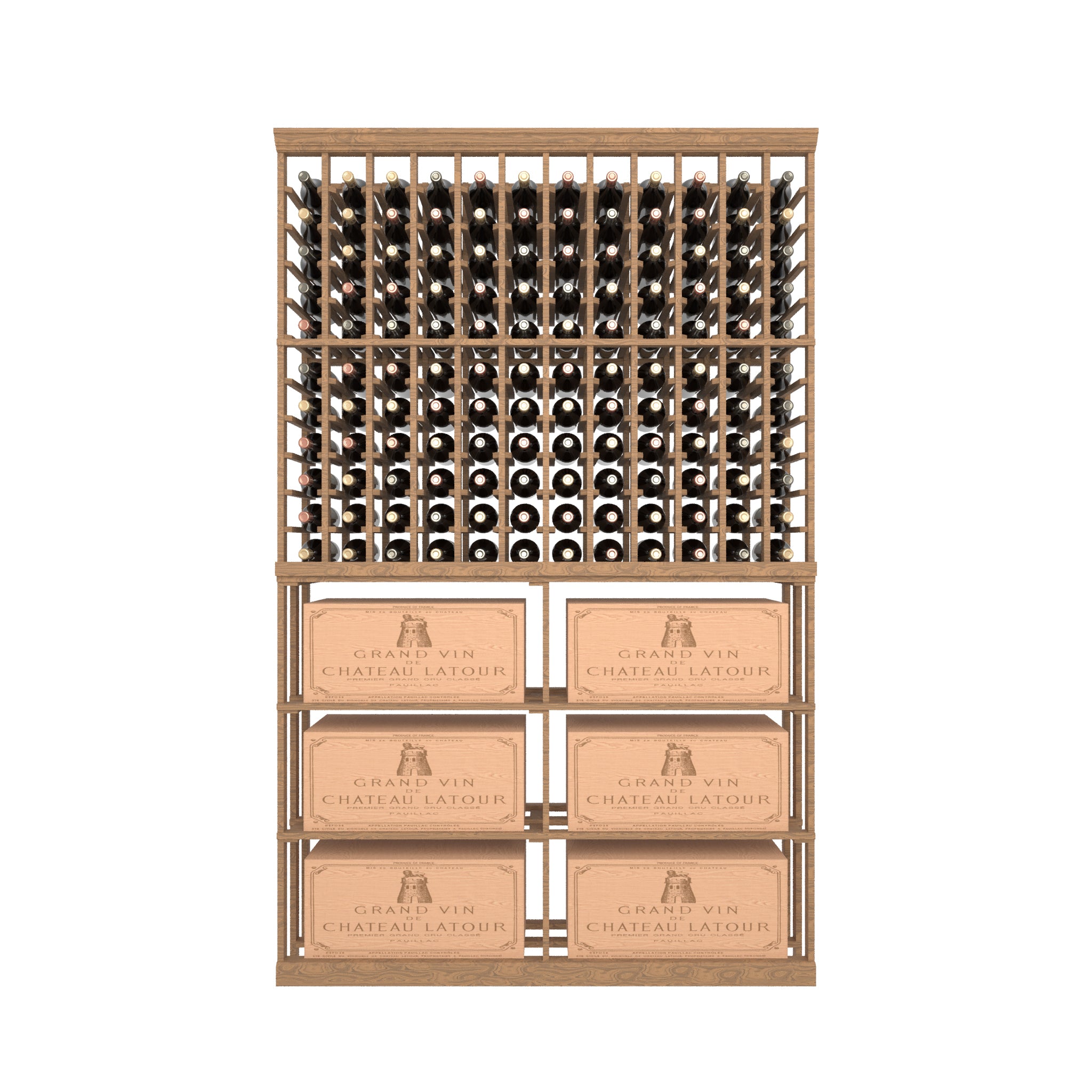 12 Column Rack & CASE - 750ml Bottles