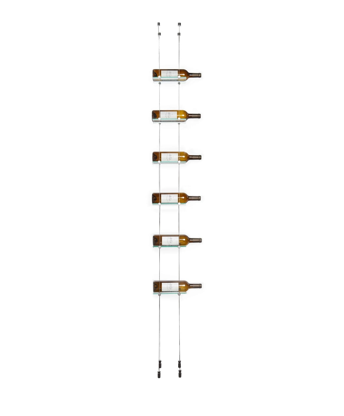 6 Bottle Float Cable Wine Racking Display Kit