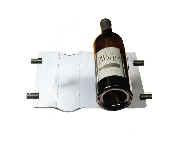 2 Bottle Glass Cradle with Clips for Float Wine Display System