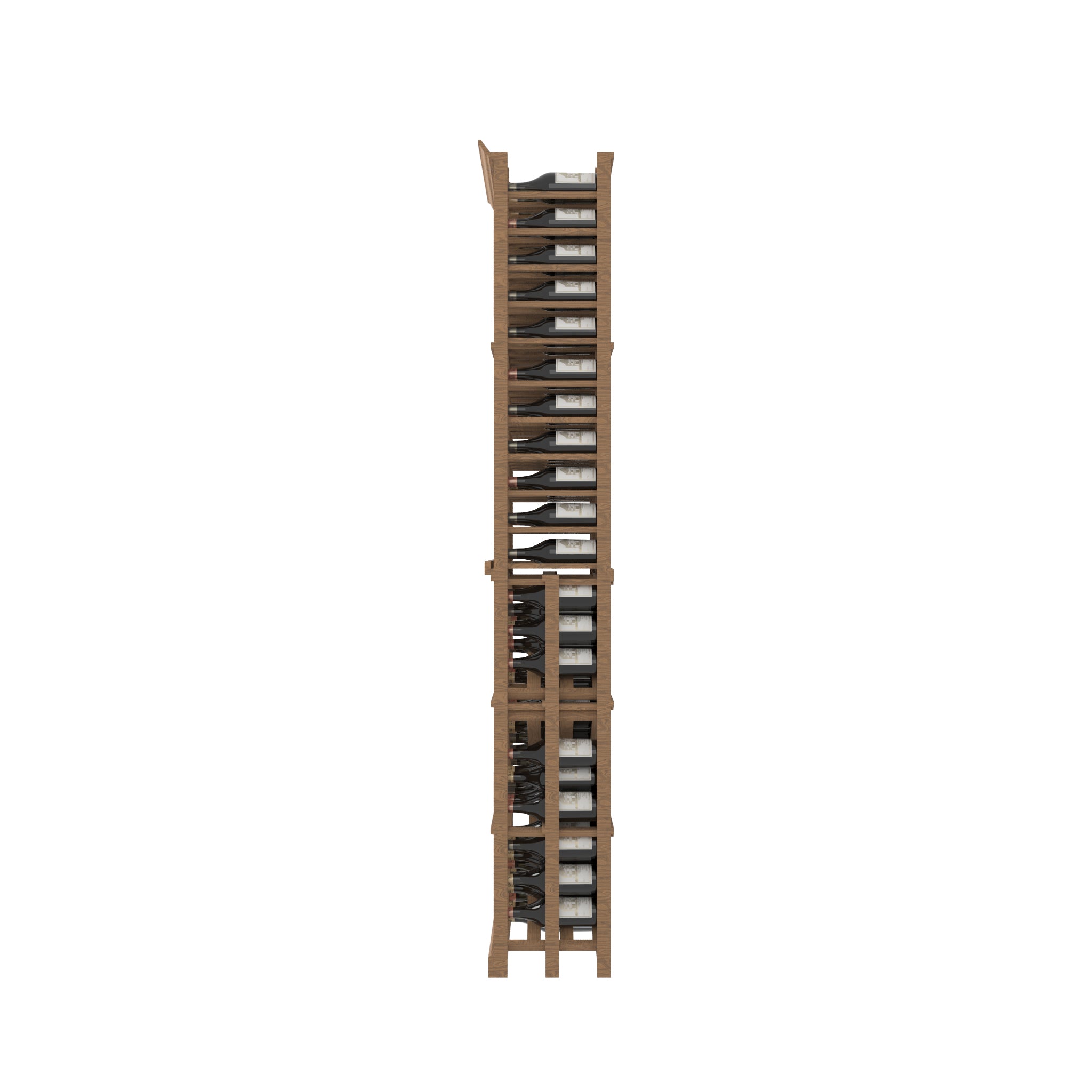 04 Column Rack with BIN Storage - 750ml Bottles