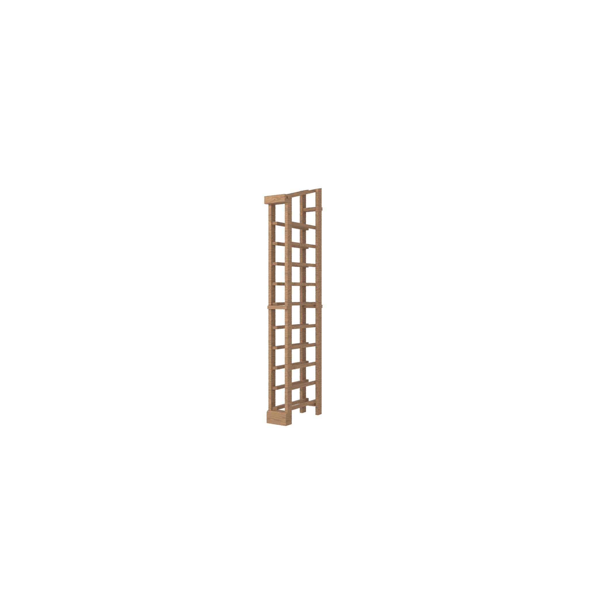 Individual Bottle Wood Wine Rack, With Display Row - Ice Wine Bottles