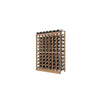 Individual bottle wood Wine Rack with a display row - 7 Column 11 rows