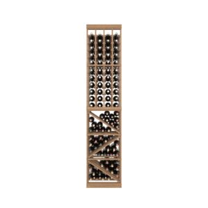 04 Column Rack with BIN Storage - 750ml Bottles