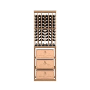 06 Column Rack with Display Row & CASE Storage - 750ml Bottles