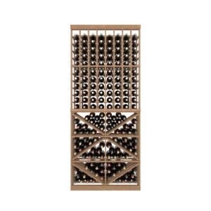 08 Column Rack with BIN Storage - 750ml Bottles