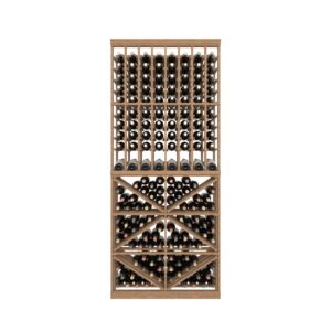 08 Column Rack with Display Row & BIN Storage - 750ml Bottles