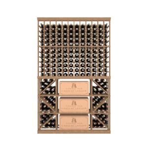 12 Column Rack & CASE + BIN - 750ml Bottles
