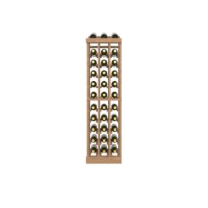 03 Column Base Rack with Display Row - Ice Wine Bottles